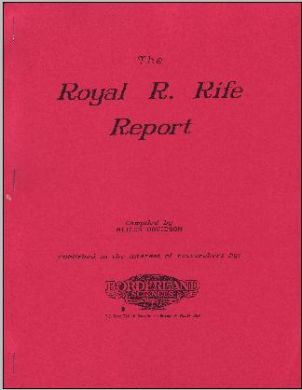 Royal R. Rife Report