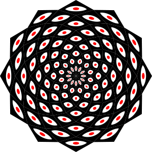 Mandala generated by a playful-geometer