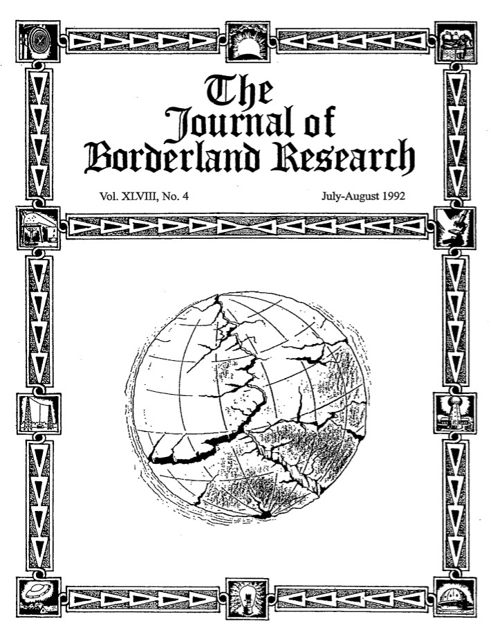Journal of Borderland Research, Vol. 48, No. 4, July-August 1992.