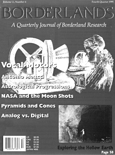 Borderlands: A Quarterly Journal of Borderland Research, Vol. 51, No. 4, Fourth Quarter 1995.
