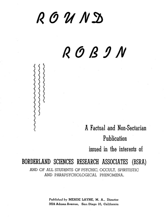 Round Robin, second cover format.