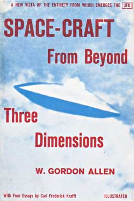 Cover of "Space-Craft from Beyond Three Dimensions" by W. Gordon Allen