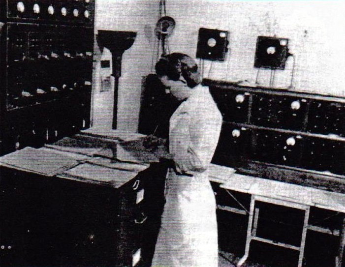 Ruth Drown at work in her remote diagnostics lab.