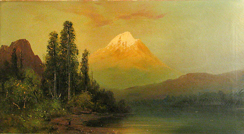 Mt. Shasta, painting by Frederick Ferdinand Schafer.