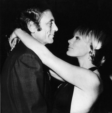 Elke Sommer dancing with her husband, Joe Hyams.