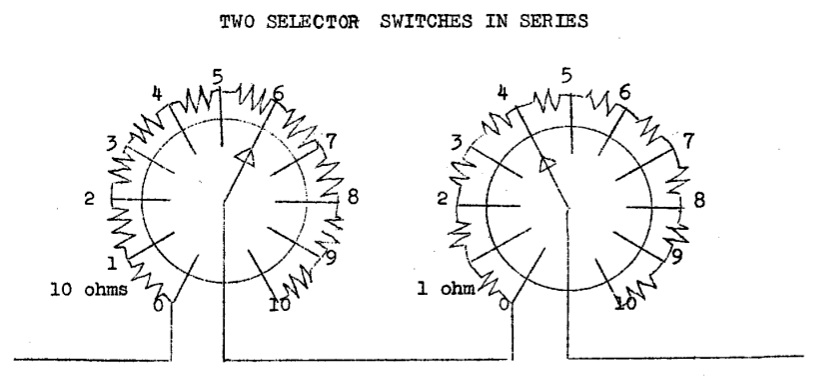 Two Selector Switches in Series.