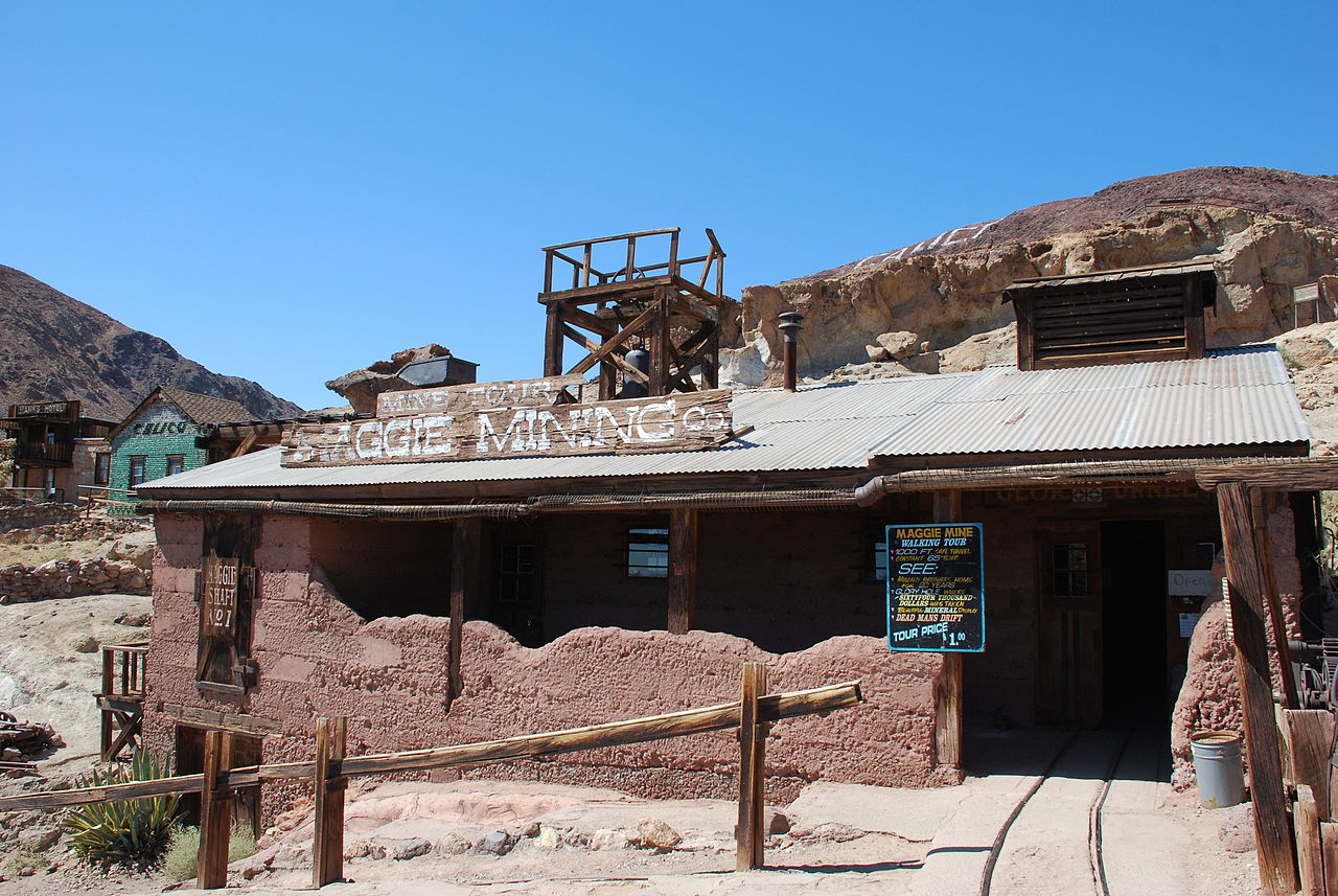 Maggie Silver Company and Mine in Calico Ghost Town, CA