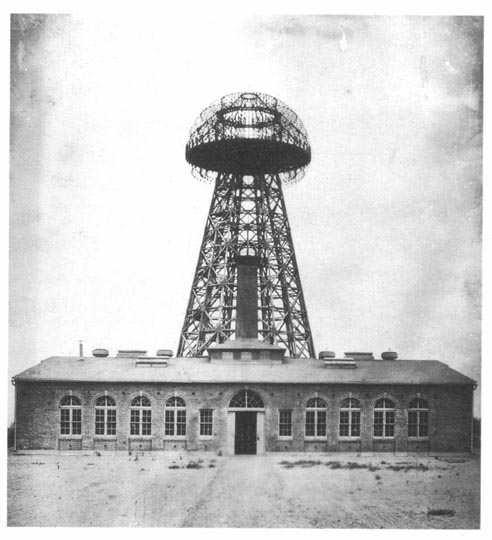 Nikola Tesla's Wardenclyffe lab building, as photographed in 1904.