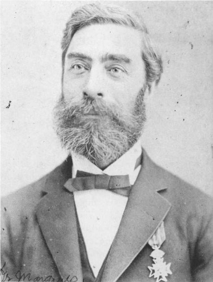 Portrait of Dr. Auguste Jean Baptiste Marques.