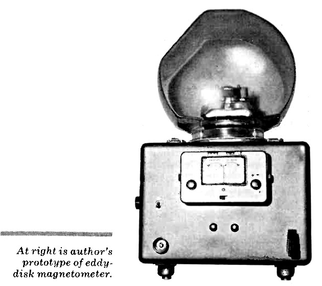 L. George Lawrence's prototype of eddy-disk magnetometer.